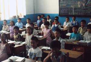 Schulklasse in China (4. Grundschule Liaoyang)