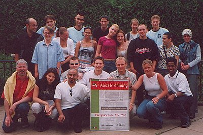 stolze Trger der EnergieSchule NRW 2001
