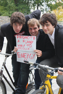 Promote a funny way to save energy!